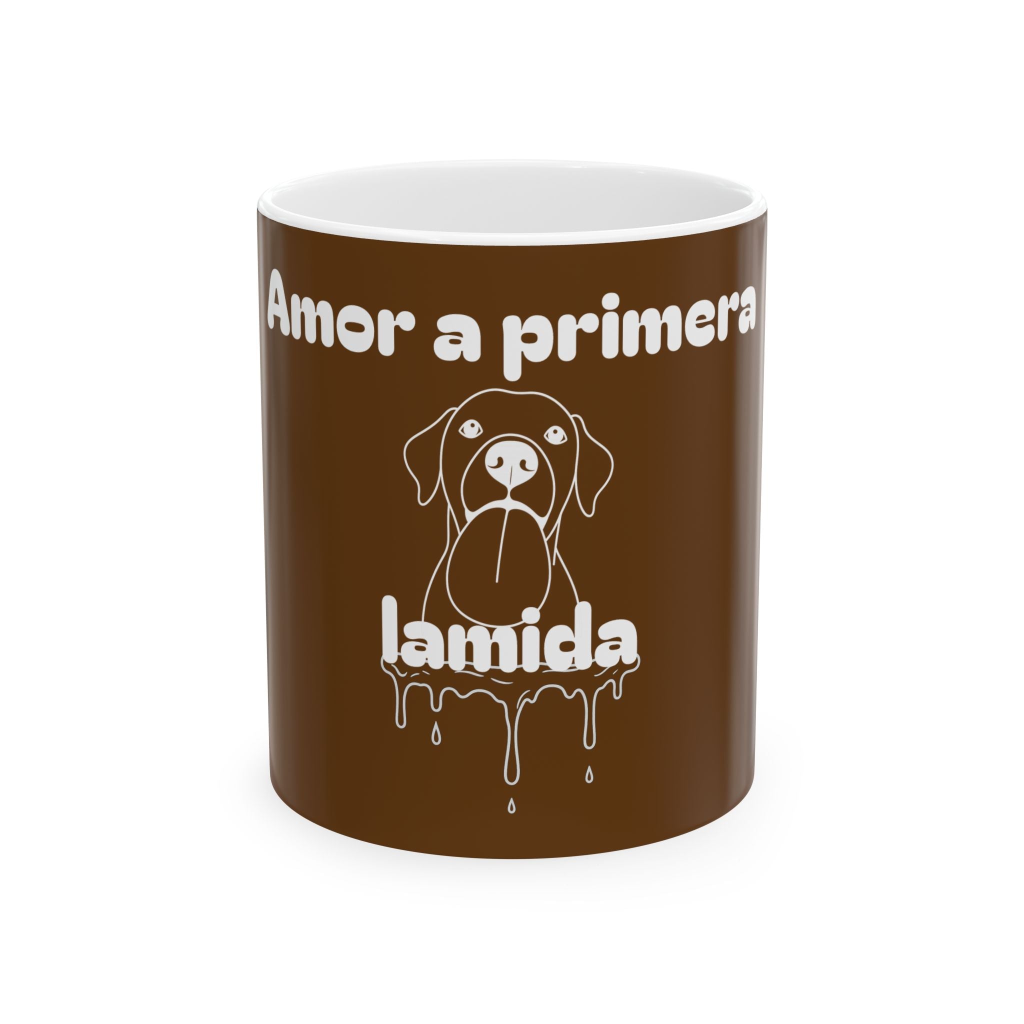 Dog Lover's Ceramic Mug - Perfect Gift for Pet Owners, Cute Coffee Cup, Funny Doggy Design, Birthday & Pet Adoption Celebration