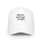 Funny Dog Lover Cap, Low Profile Baseball Cap, Pet Parent Gift, Casual Wear, Birthday Gift, Dog Owner Gift