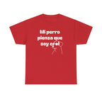 Funny Dog Lover Tee, Casual T-Shirt for Pet Owners, Gift for Dog Lovers, Dog Mom Gift, Unisex Heavy Cotton Tee