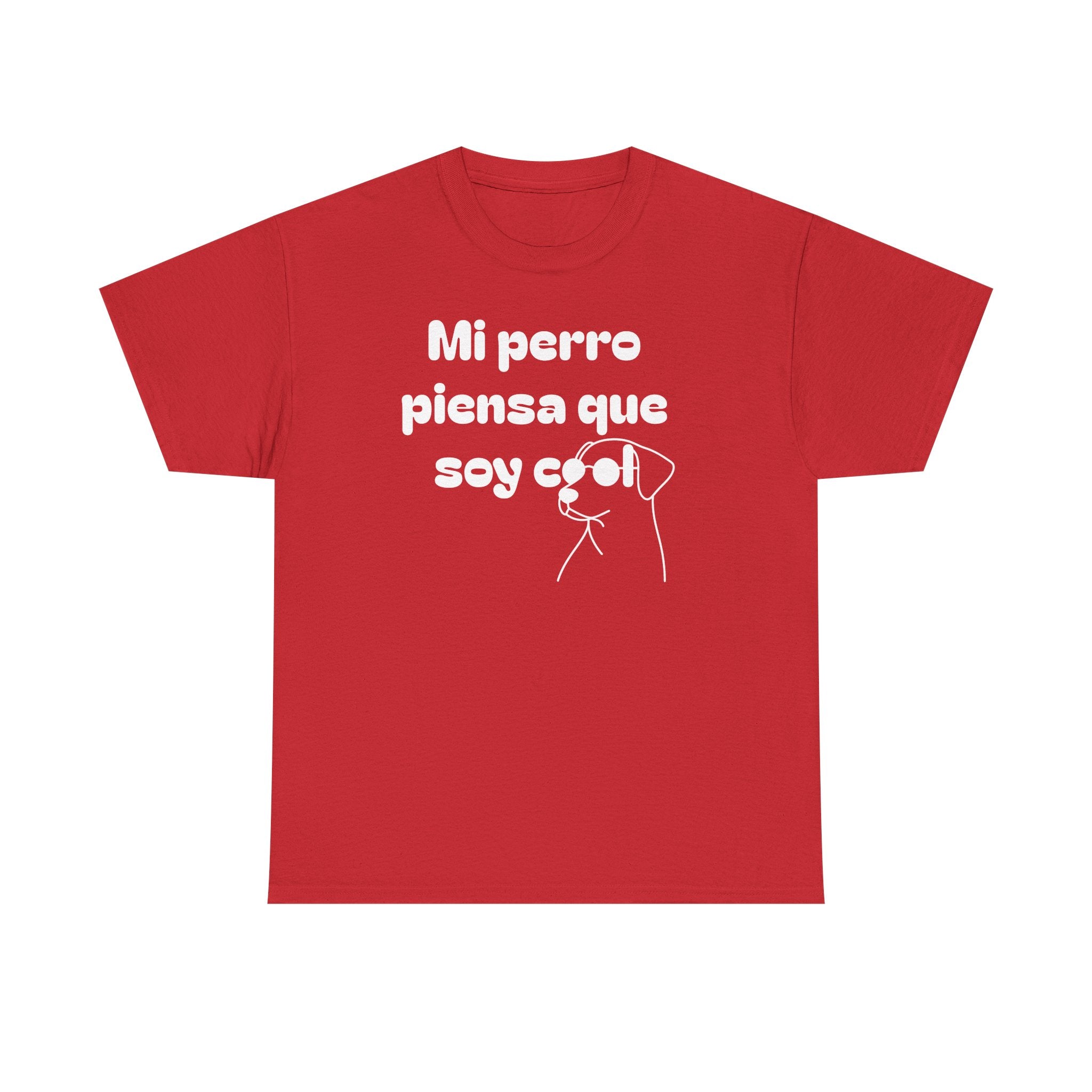 Funny Dog Lover Tee, Casual T-Shirt for Pet Owners, Gift for Dog Lovers, Dog Mom Gift, Unisex Heavy Cotton Tee
