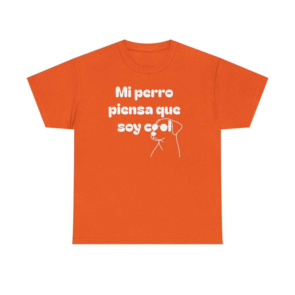 Funny Dog Lover Tee, Casual T-Shirt for Pet Owners, Gift for Dog Lovers, Dog Mom Gift, Unisex Heavy Cotton Tee