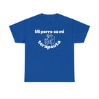 Unisex Heavy Cotton Tee with Fun Dog Therapy Quote, Pet Lover Gift, Casual T-Shirt for Dog Owners, Ideal for Everyday Wear