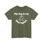 Funny Dog Lover Tee, Casual T-Shirt for Pet Owners, Gift for Dog Lovers, Dog Mom Gift, Unisex Heavy Cotton Tee