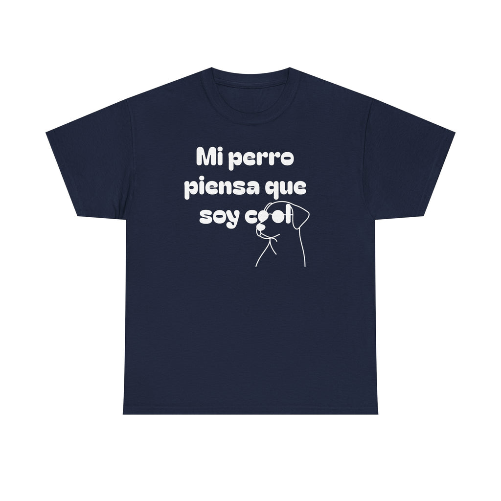 Funny Dog Lover Tee, Casual T-Shirt for Pet Owners, Gift for Dog Lovers, Dog Mom Gift, Unisex Heavy Cotton Tee