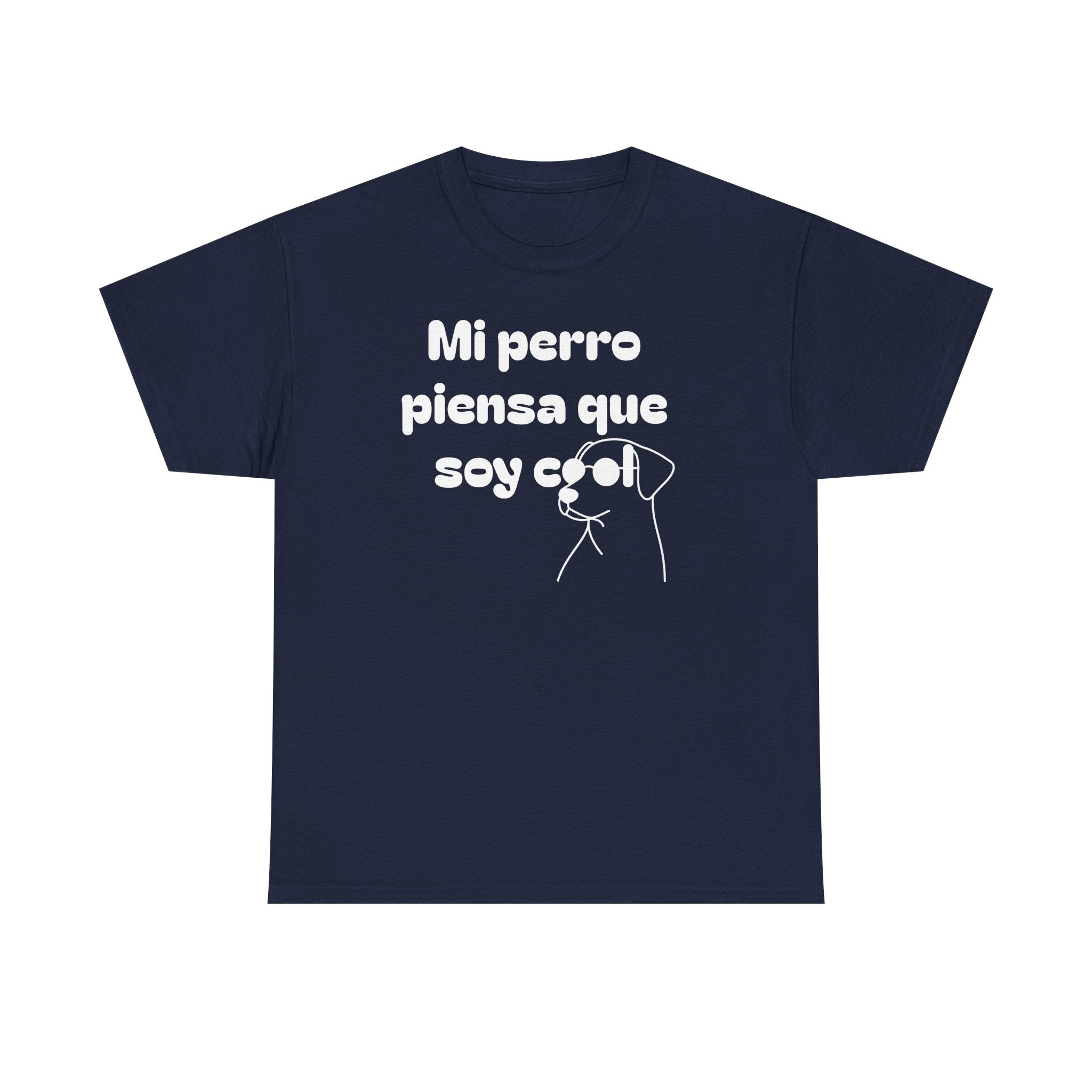 Funny Dog Lover Tee, Casual T-Shirt for Pet Owners, Gift for Dog Lovers, Dog Mom Gift, Unisex Heavy Cotton Tee