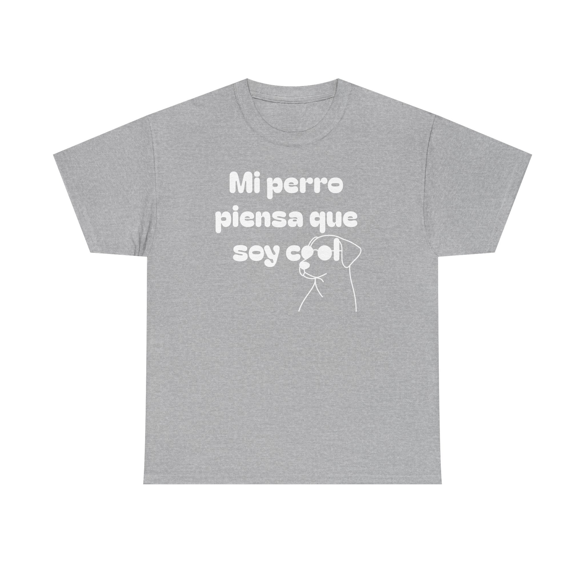 Funny Dog Lover Tee, Casual T-Shirt for Pet Owners, Gift for Dog Lovers, Dog Mom Gift, Unisex Heavy Cotton Tee