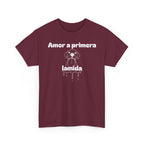 Unisex Pet Lover Tee - "Amor a primera lamida" - Perfect for Dog Lovers, Animal Enthusiasts, Gifts, Casual Wear, Cute Fashion