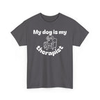 Funny Dog Lover Tee, Casual T-Shirt for Pet Owners, Gift for Dog Lovers, Dog Mom Gift, Unisex Heavy Cotton Tee