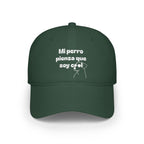 Funny Dog Lover Cap, Low Profile Baseball Cap, Pet Parent Gift, Casual Wear, Birthday Gift, Dog Owner Gift