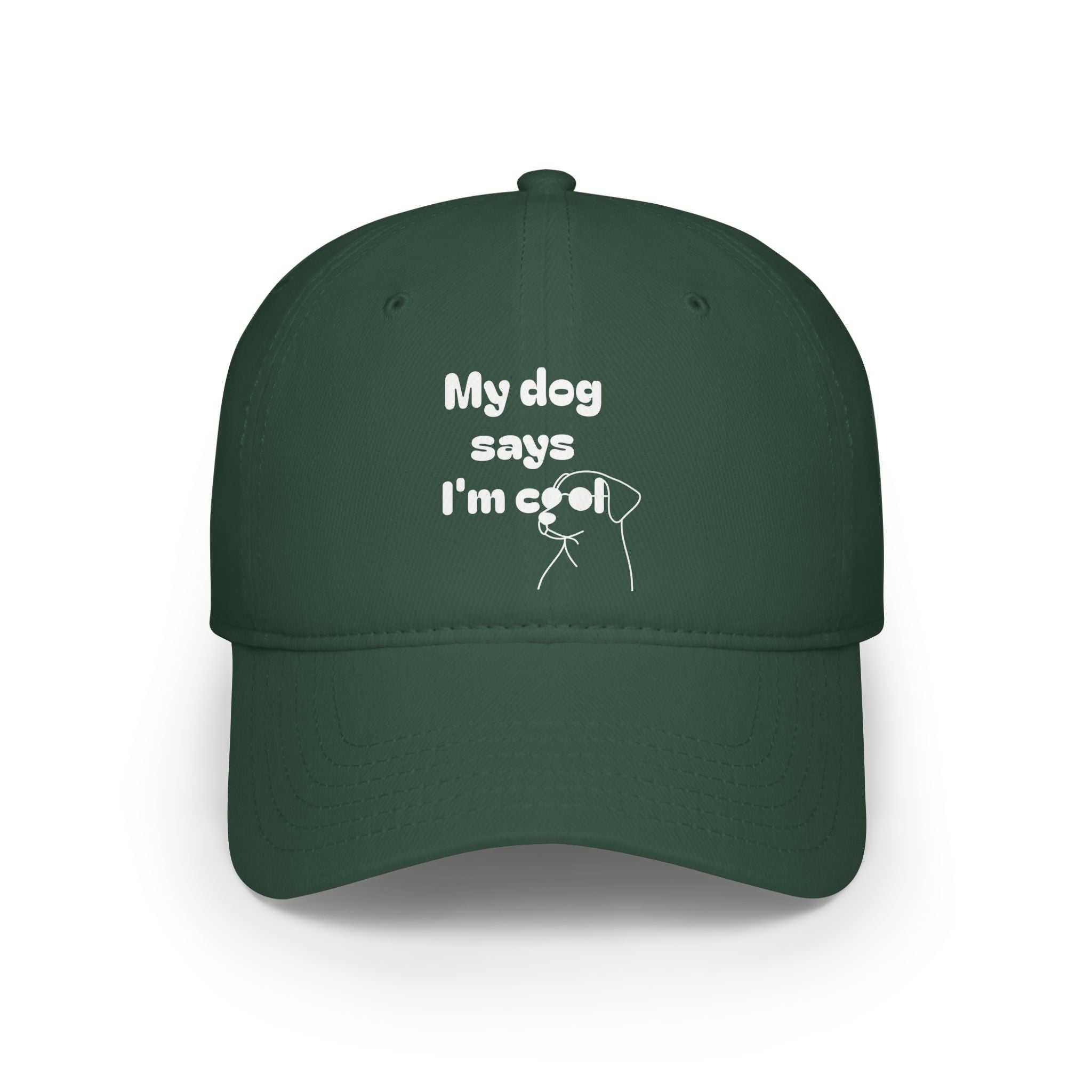 Funny Dog Lover Cap, Low Profile Baseball Cap, Pet Parent Gift, Casual Wear, Birthday Gift, Dog Owner Gift