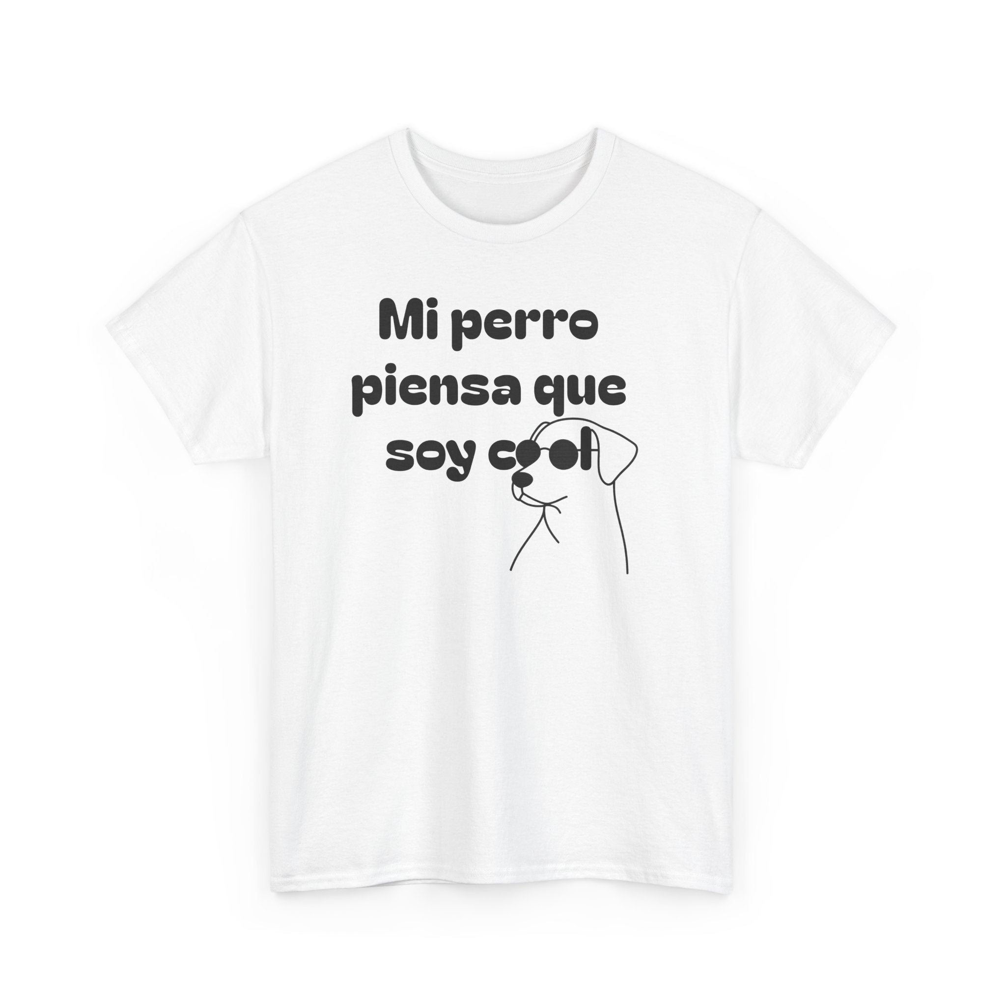 Funny Dog Lover Tee, Casual T-Shirt for Pet Owners, Gift for Dog Lovers, Dog Mom Gift, Unisex Heavy Cotton Tee