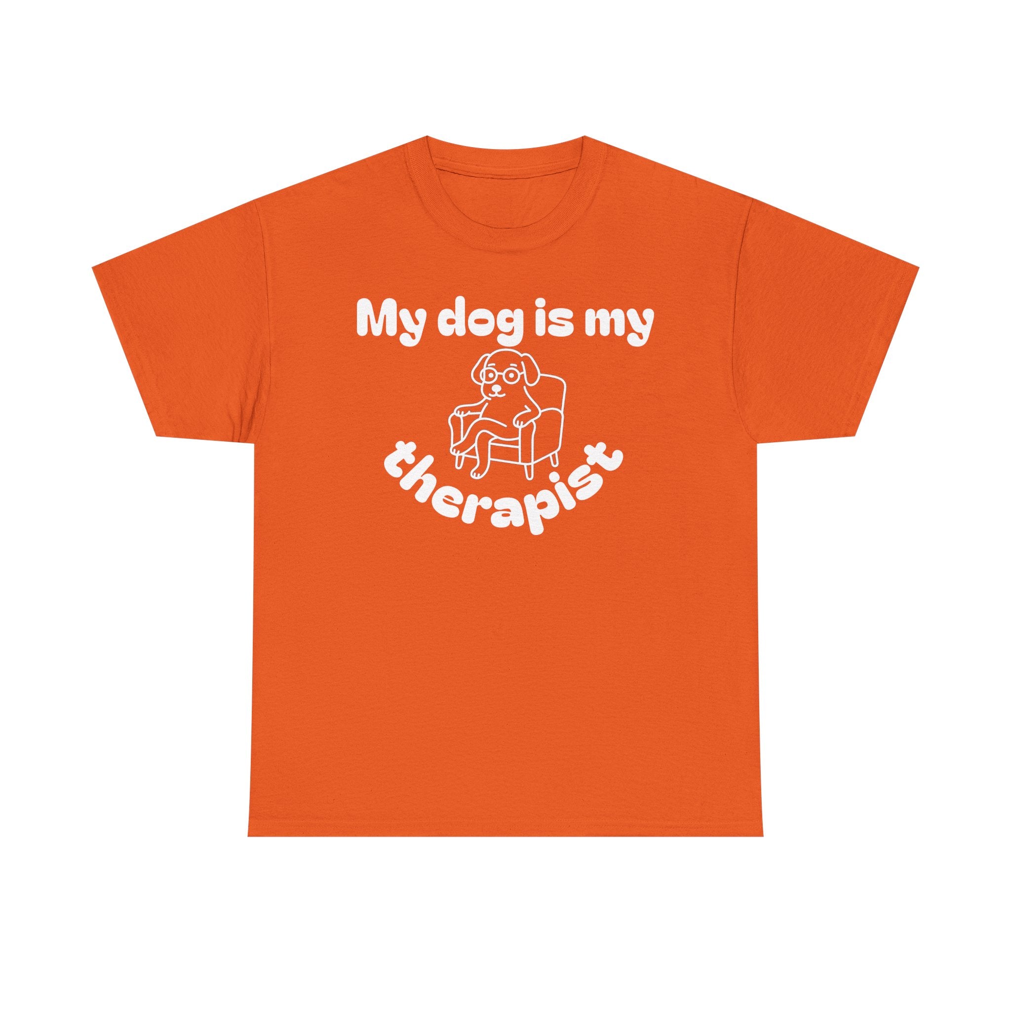 Funny Dog Lover Tee, Casual T-Shirt for Pet Owners, Gift for Dog Lovers, Dog Mom Gift, Unisex Heavy Cotton Tee