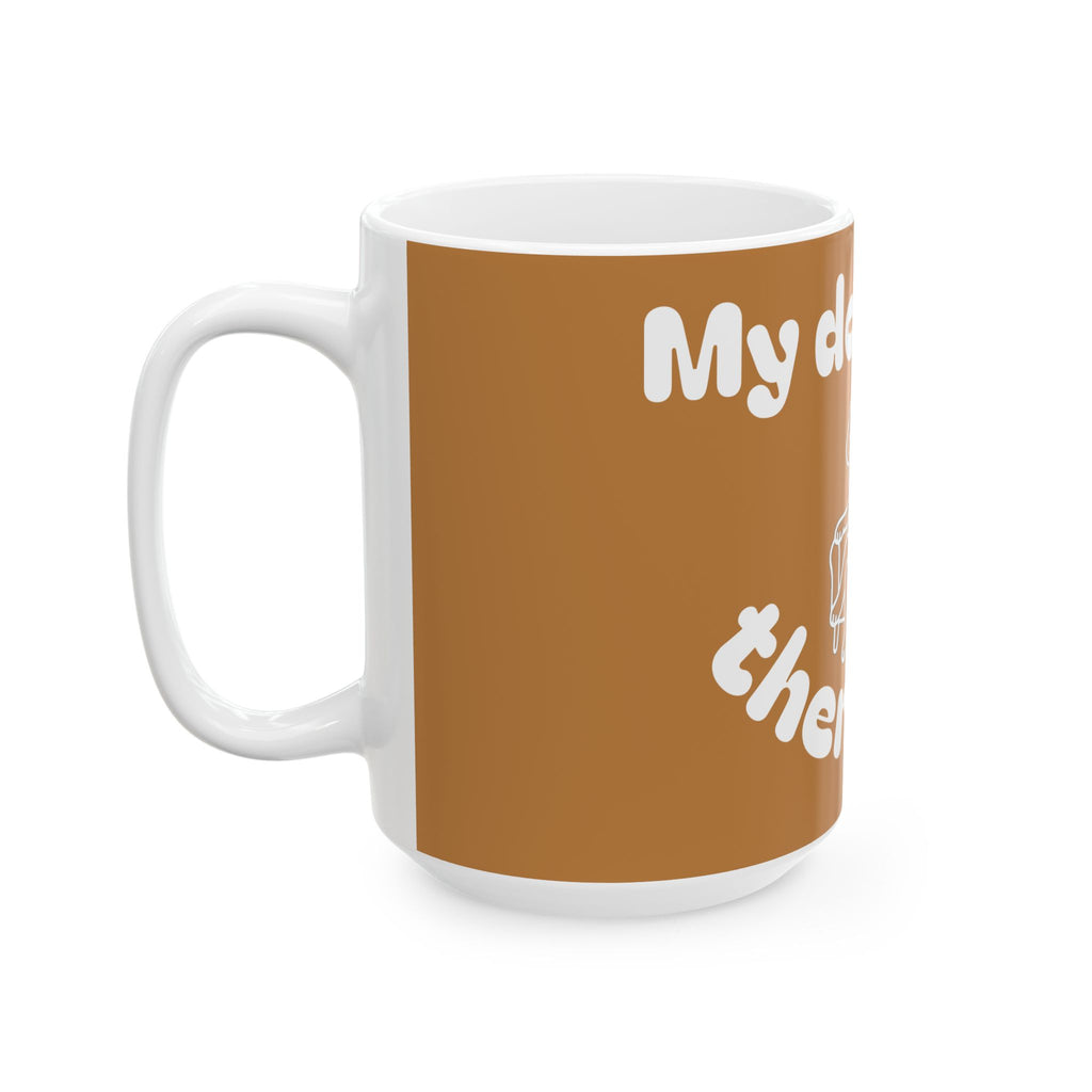 Funny Therapist Dog Ceramic Mug - Gift for Dog Lovers, Coffee Mugs, Pet Owners, Humor Gifts, Unique Home Decor