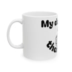 Funny Therapist Dog Ceramic Mug - Gift for Dog Lovers, Coffee Mugs, Pet Owners, Humor Gifts, Unique Home Decor