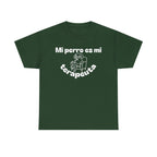 Unisex Heavy Cotton Tee with Fun Dog Therapy Quote, Pet Lover Gift, Casual T-Shirt for Dog Owners, Ideal for Everyday Wear