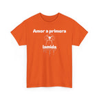 Unisex Pet Lover Tee - "Amor a primera lamida" - Perfect for Dog Lovers, Animal Enthusiasts, Gifts, Casual Wear, Cute Fashion