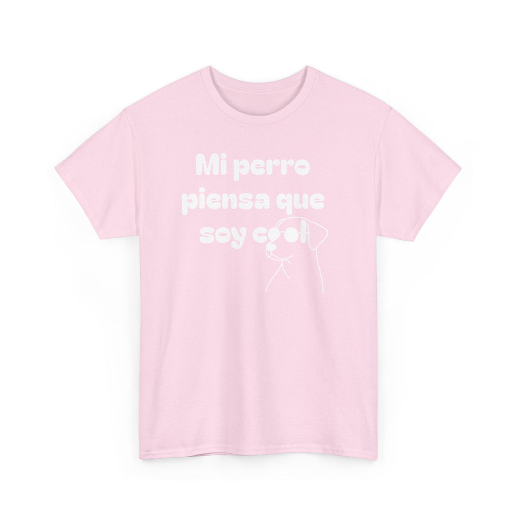 Funny Dog Lover Tee, Casual T-Shirt for Pet Owners, Gift for Dog Lovers, Dog Mom Gift, Unisex Heavy Cotton Tee