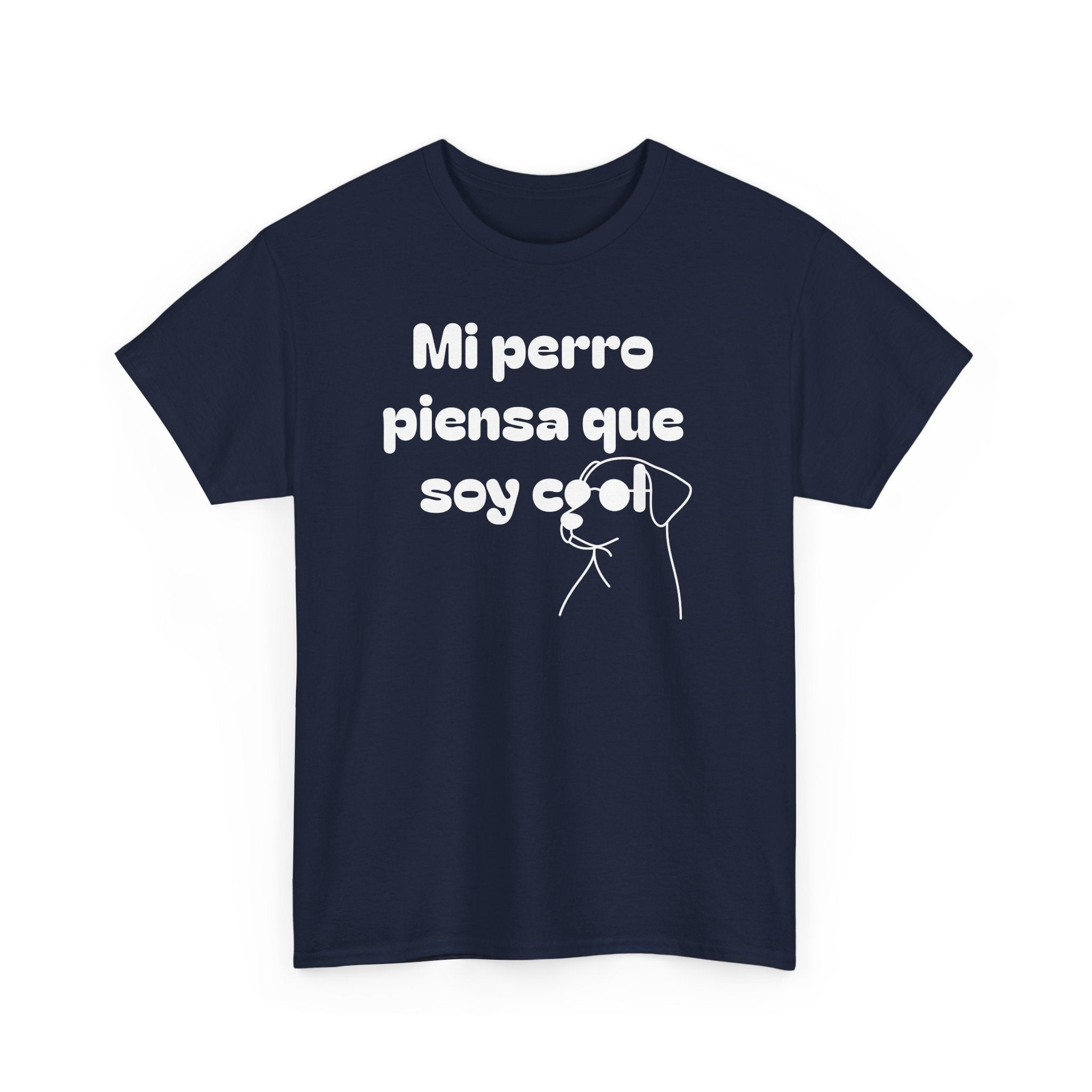 Funny Dog Lover Tee, Casual T-Shirt for Pet Owners, Gift for Dog Lovers, Dog Mom Gift, Unisex Heavy Cotton Tee