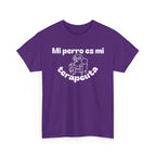 Unisex Heavy Cotton Tee with Fun Dog Therapy Quote, Pet Lover Gift, Casual T-Shirt for Dog Owners, Ideal for Everyday Wear