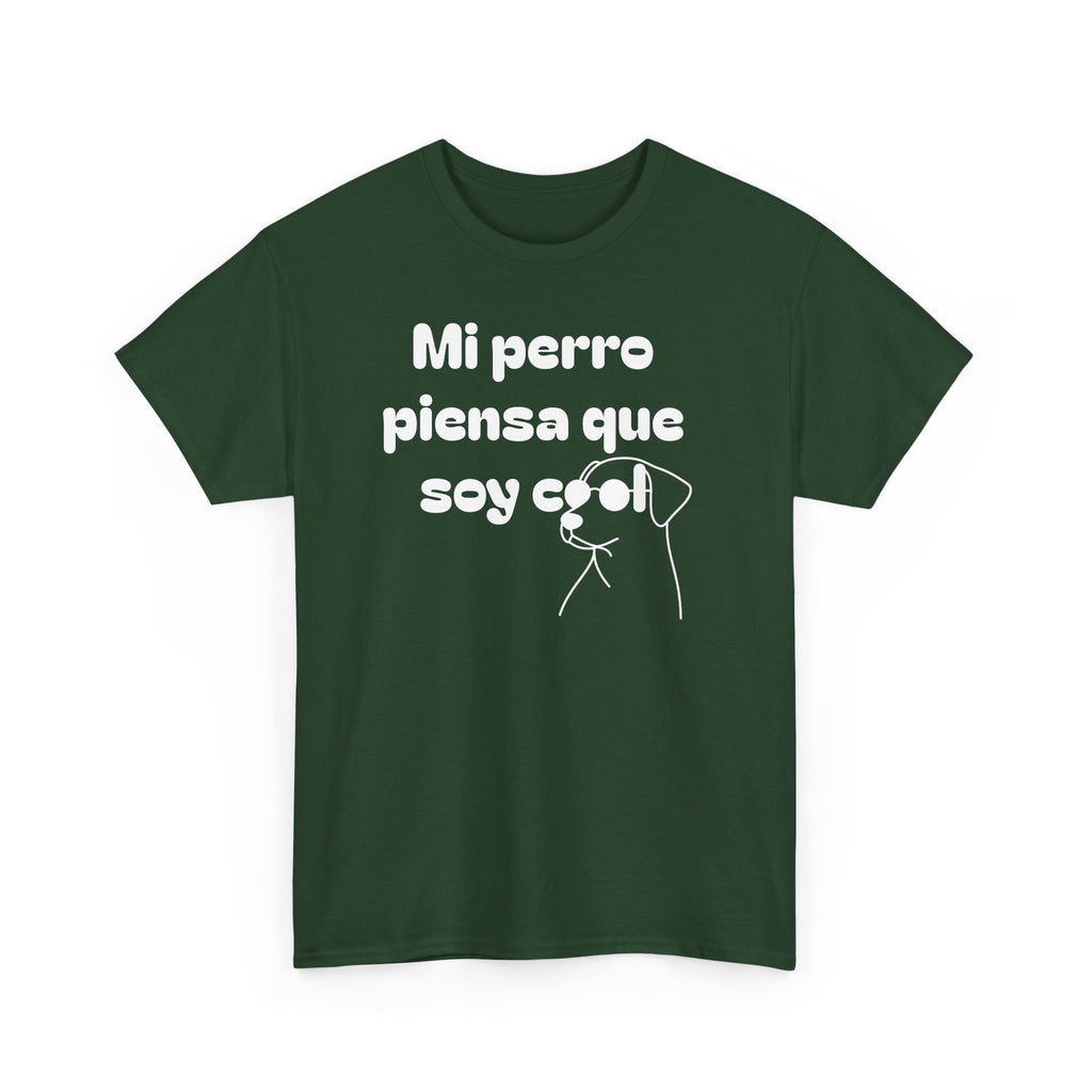 Funny Dog Lover Tee, Casual T-Shirt for Pet Owners, Gift for Dog Lovers, Dog Mom Gift, Unisex Heavy Cotton Tee
