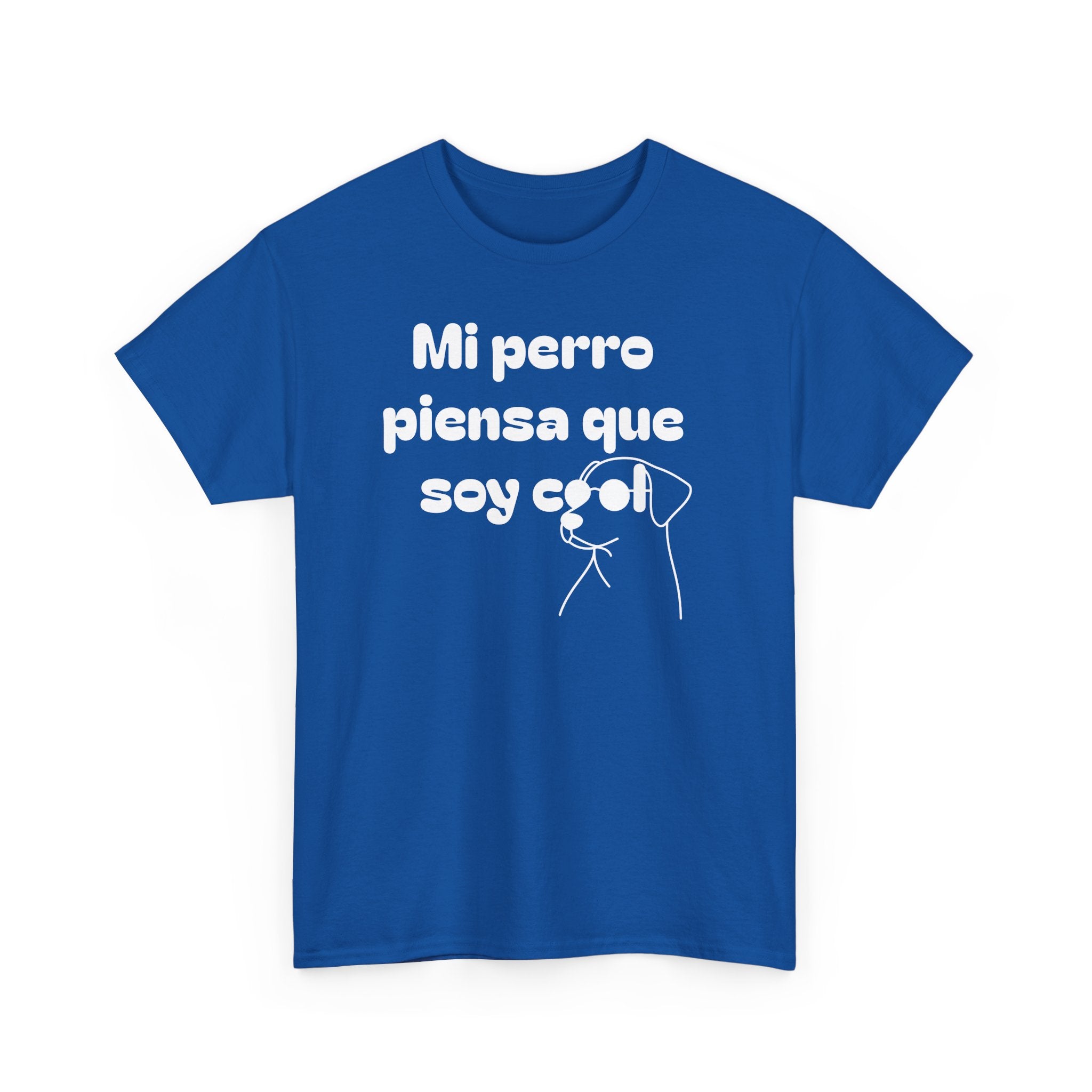 Funny Dog Lover Tee, Casual T-Shirt for Pet Owners, Gift for Dog Lovers, Dog Mom Gift, Unisex Heavy Cotton Tee