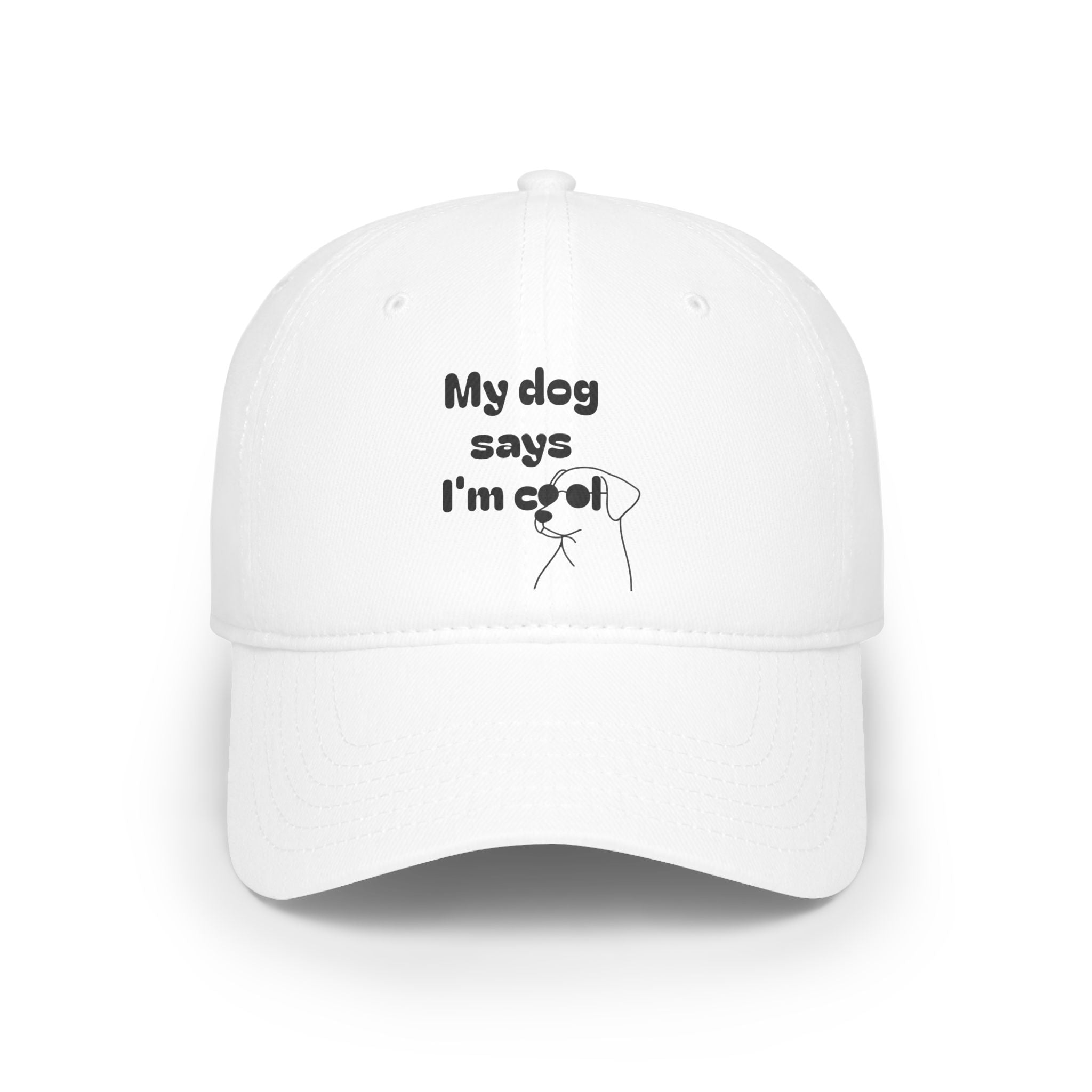 Funny Dog Lover Cap, Low Profile Baseball Cap, Pet Parent Gift, Casual Wear, Birthday Gift, Dog Owner Gift