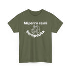 Unisex Heavy Cotton Tee with Fun Dog Therapy Quote, Pet Lover Gift, Casual T-Shirt for Dog Owners, Ideal for Everyday Wear