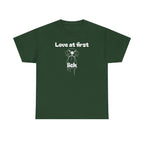 Unisex Pet Lover Tee - "Love at first lick" - Perfect for Dog Lovers, Animal Enthusiasts, Gifts, Casual Wear, Cute Fashion