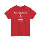Unisex Pet Lover Tee - "Amor a primera lamida" - Perfect for Dog Lovers, Animal Enthusiasts, Gifts, Casual Wear, Cute Fashion