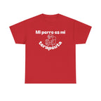 Unisex Heavy Cotton Tee with Fun Dog Therapy Quote, Pet Lover Gift, Casual T-Shirt for Dog Owners, Ideal for Everyday Wear