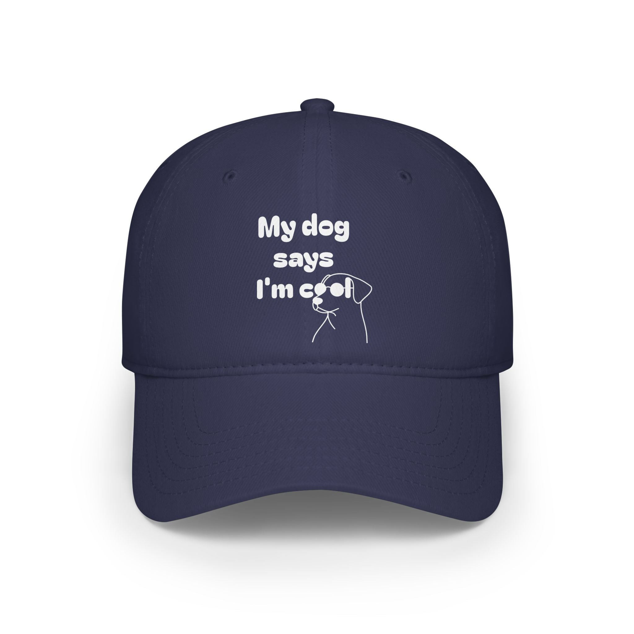 Funny Dog Lover Cap, Low Profile Baseball Cap, Pet Parent Gift, Casual Wear, Birthday Gift, Dog Owner Gift
