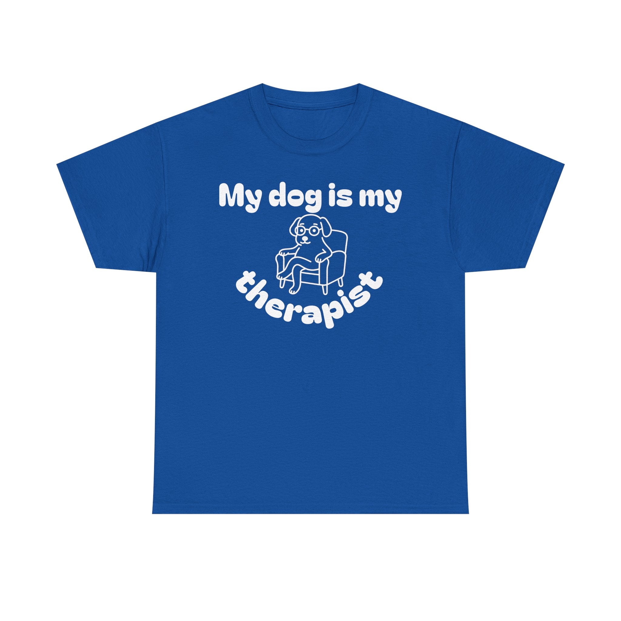 Funny Dog Lover Tee, Casual T-Shirt for Pet Owners, Gift for Dog Lovers, Dog Mom Gift, Unisex Heavy Cotton Tee
