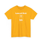 Unisex Pet Lover Tee - "Love at first lick" - Perfect for Dog Lovers, Animal Enthusiasts, Gifts, Casual Wear, Cute Fashion
