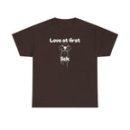 Unisex Pet Lover Tee - "Love at first lick" - Perfect for Dog Lovers, Animal Enthusiasts, Gifts, Casual Wear, Cute Fashion