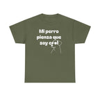 Funny Dog Lover Tee, Casual T-Shirt for Pet Owners, Gift for Dog Lovers, Dog Mom Gift, Unisex Heavy Cotton Tee
