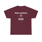 Unisex Pet Lover Tee - "Amor a primera lamida" - Perfect for Dog Lovers, Animal Enthusiasts, Gifts, Casual Wear, Cute Fashion