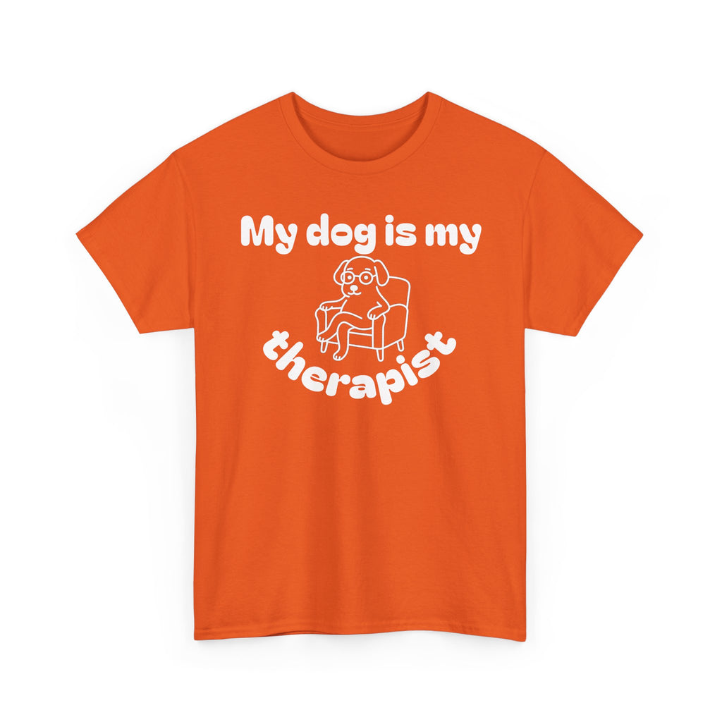 Funny Dog Lover Tee, Casual T-Shirt for Pet Owners, Gift for Dog Lovers, Dog Mom Gift, Unisex Heavy Cotton Tee