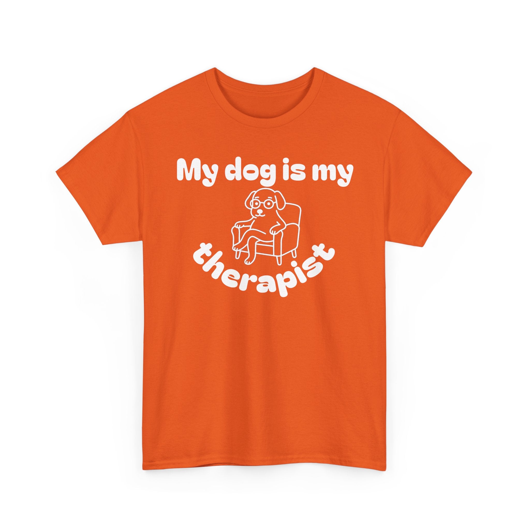 Funny Dog Lover Tee, Casual T-Shirt for Pet Owners, Gift for Dog Lovers, Dog Mom Gift, Unisex Heavy Cotton Tee