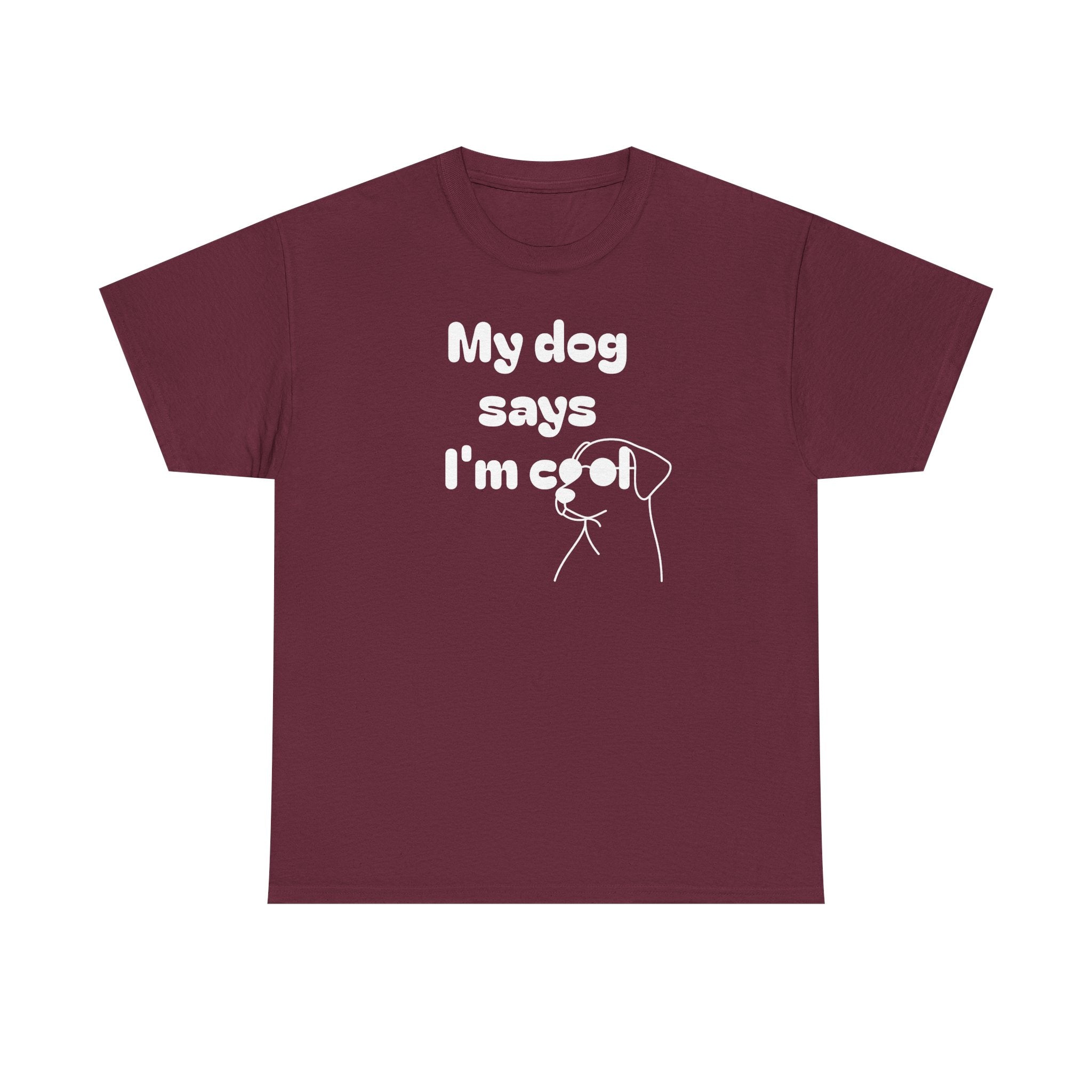 Funny Dog Lover Tee, Casual T-Shirt for Pet Owners, Gift for Dog Lovers, Dog Mom Gift, Unisex Heavy Cotton Tee