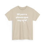 Funny Dog Lover Tee, Casual T-Shirt for Pet Owners, Gift for Dog Lovers, Dog Mom Gift, Unisex Heavy Cotton Tee