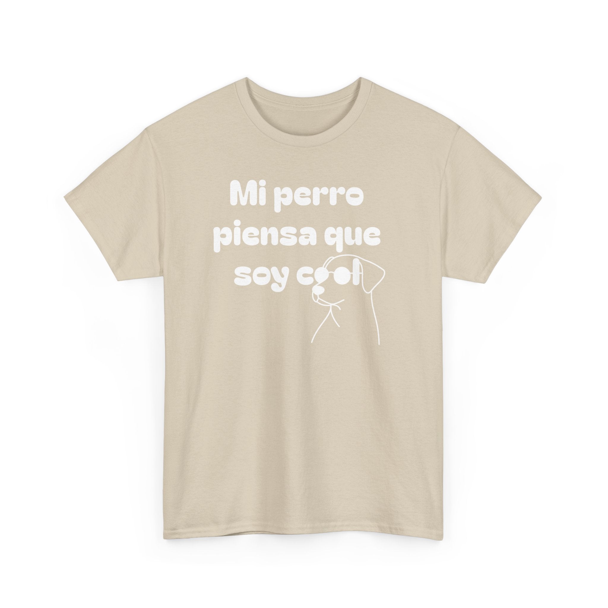 Funny Dog Lover Tee, Casual T-Shirt for Pet Owners, Gift for Dog Lovers, Dog Mom Gift, Unisex Heavy Cotton Tee