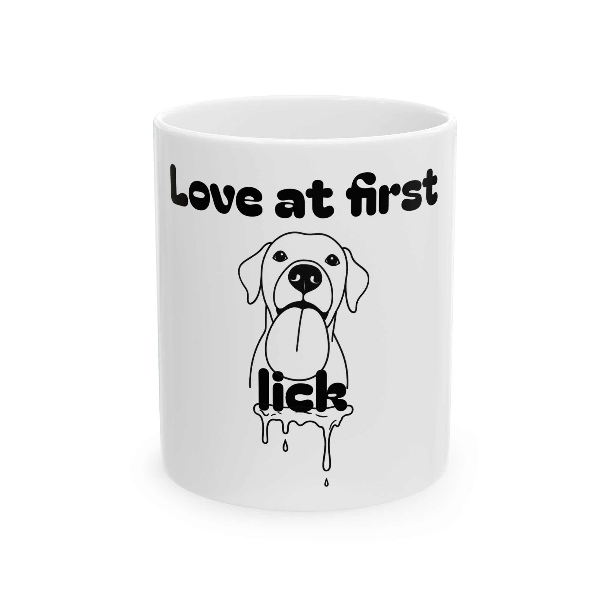Dog Lover's Ceramic Mug - Perfect Gift for Pet Owners, Cute Coffee Cup, Funny Doggy Design, Birthday & Pet Adoption Celebration
