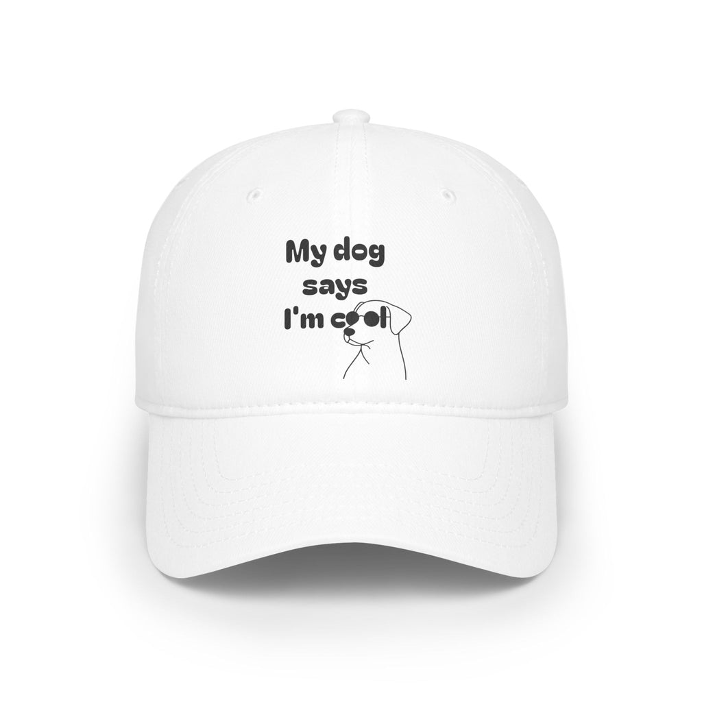 Funny Dog Lover Cap, Low Profile Baseball Cap, Pet Parent Gift, Casual Wear, Birthday Gift, Dog Owner Gift