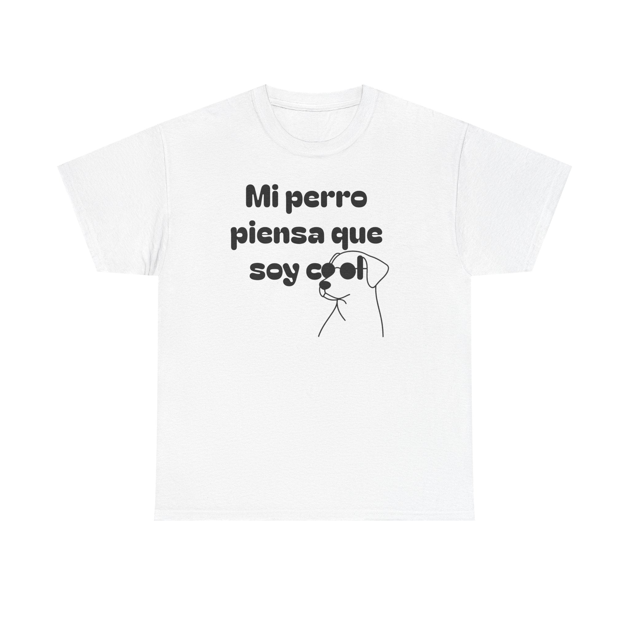 Funny Dog Lover Tee, Casual T-Shirt for Pet Owners, Gift for Dog Lovers, Dog Mom Gift, Unisex Heavy Cotton Tee