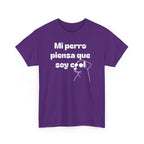 Funny Dog Lover Tee, Casual T-Shirt for Pet Owners, Gift for Dog Lovers, Dog Mom Gift, Unisex Heavy Cotton Tee