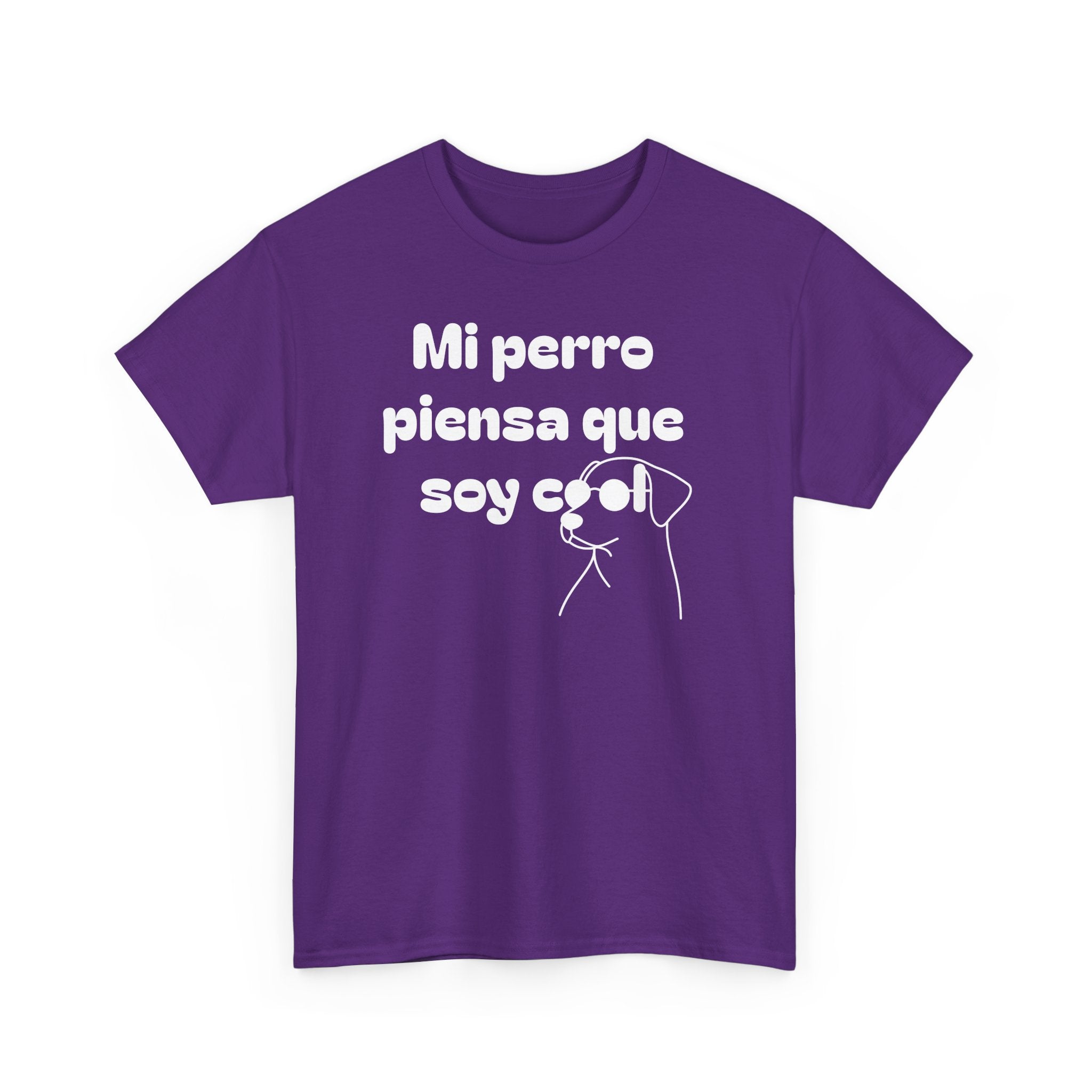 Funny Dog Lover Tee, Casual T-Shirt for Pet Owners, Gift for Dog Lovers, Dog Mom Gift, Unisex Heavy Cotton Tee