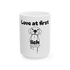 Dog Lover's Ceramic Mug - Perfect Gift for Pet Owners, Cute Coffee Cup, Funny Doggy Design, Birthday & Pet Adoption Celebration