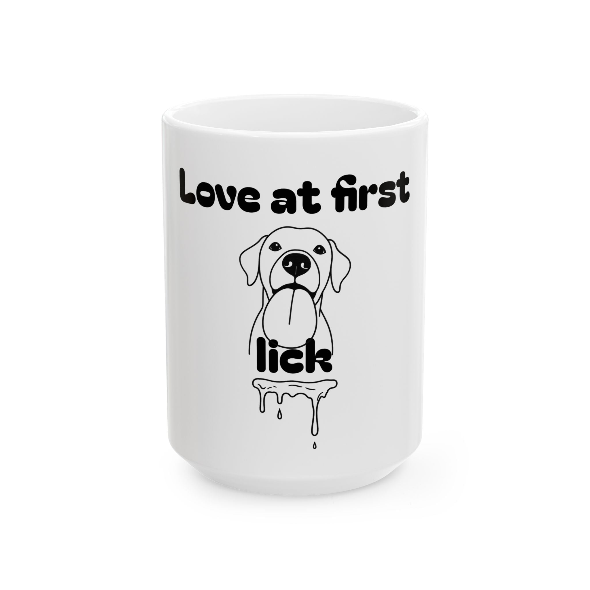 Dog Lover's Ceramic Mug - Perfect Gift for Pet Owners, Cute Coffee Cup, Funny Doggy Design, Birthday & Pet Adoption Celebration