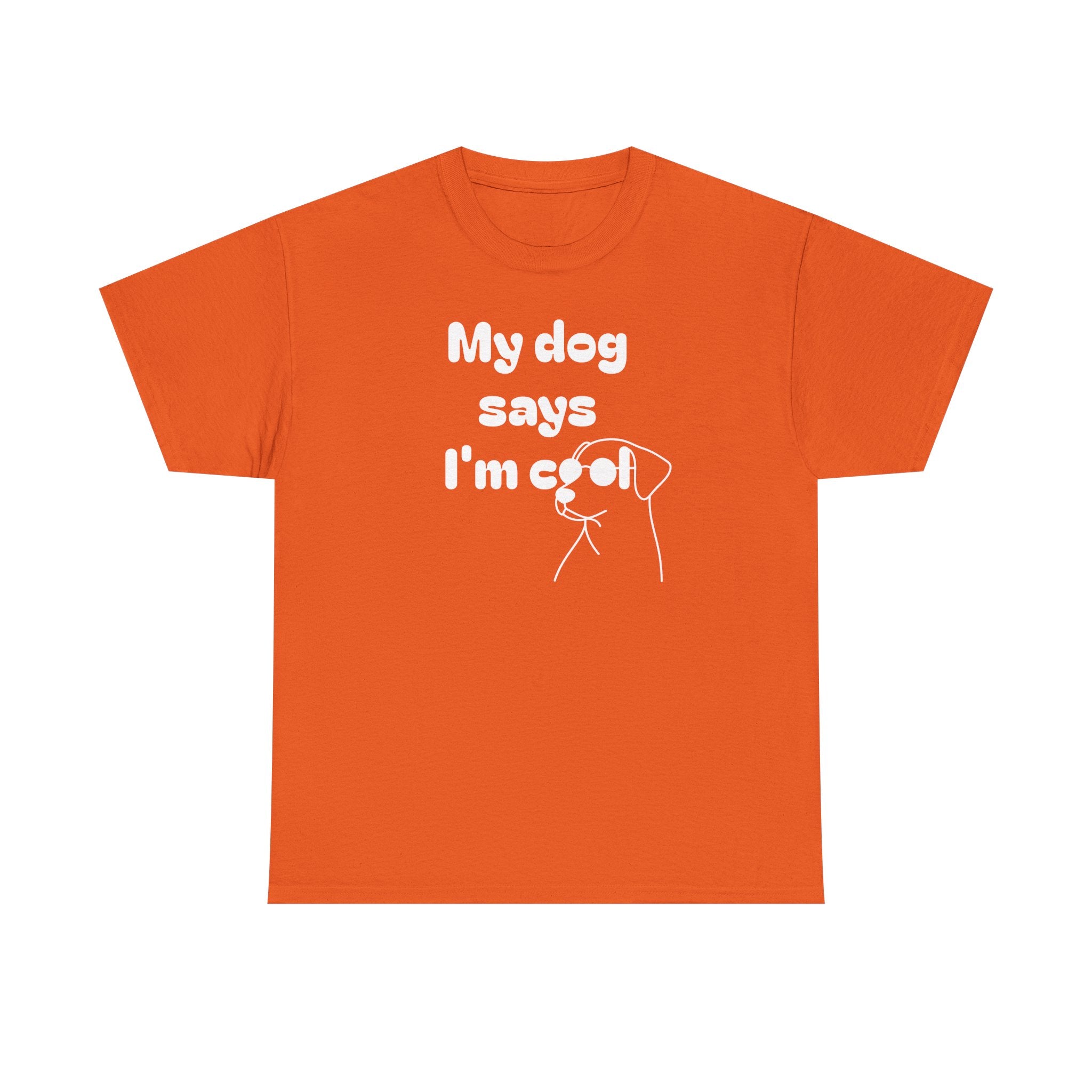 Funny Dog Lover Tee, Casual T-Shirt for Pet Owners, Gift for Dog Lovers, Dog Mom Gift, Unisex Heavy Cotton Tee