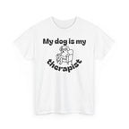 Funny Dog Lover Tee, Casual T-Shirt for Pet Owners, Gift for Dog Lovers, Dog Mom Gift, Unisex Heavy Cotton Tee